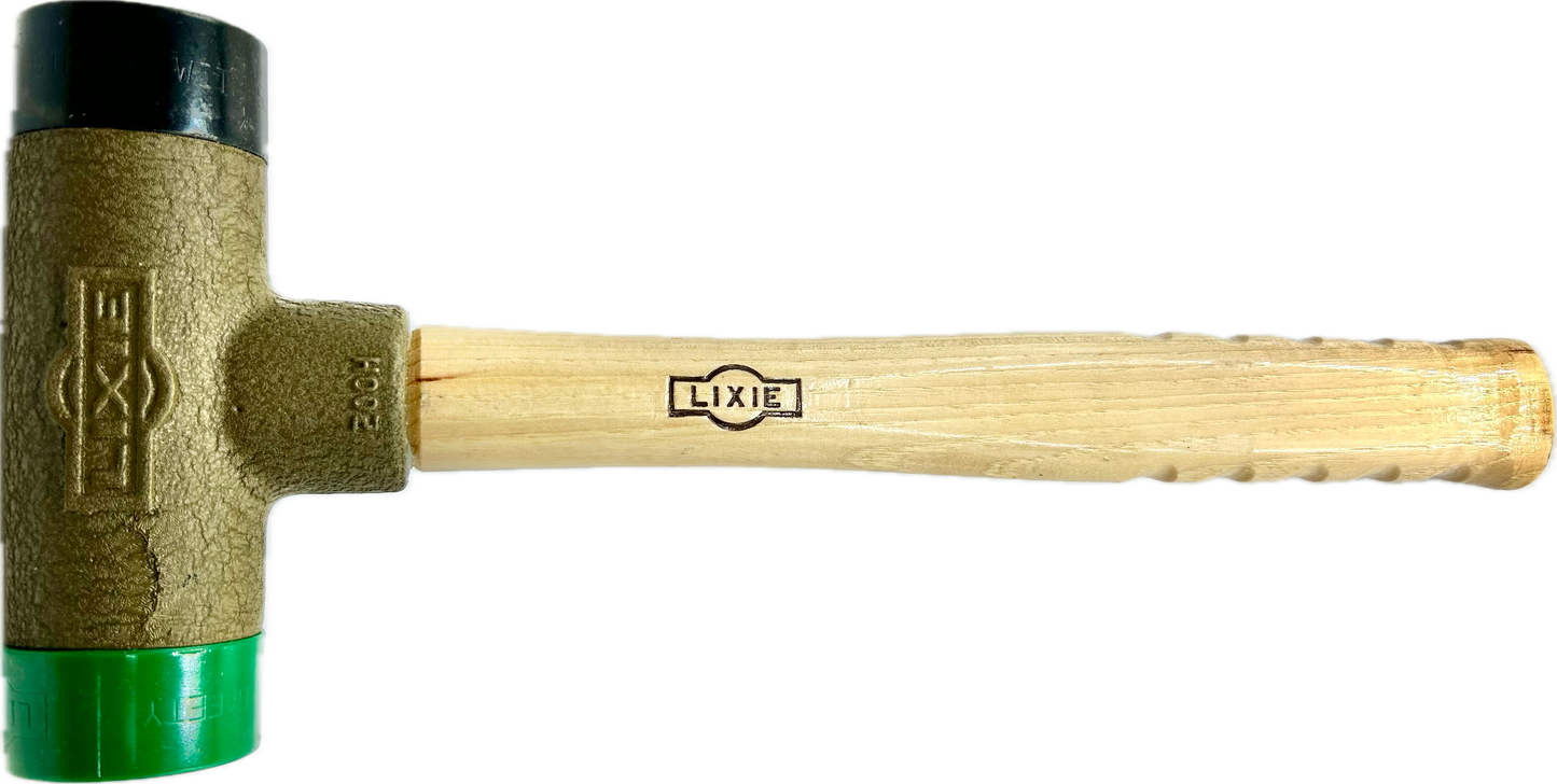 Lixie Deadblow Hammer 200H-MH 2" Diameter Face, Hard & Medium