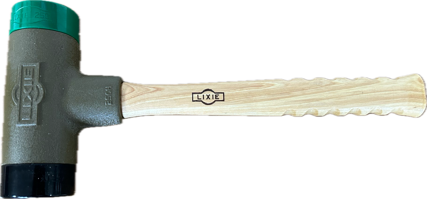 Lixie Deadblow Hammer 250H-MH 2-1/2" Dia. Faces, Hard & Medium